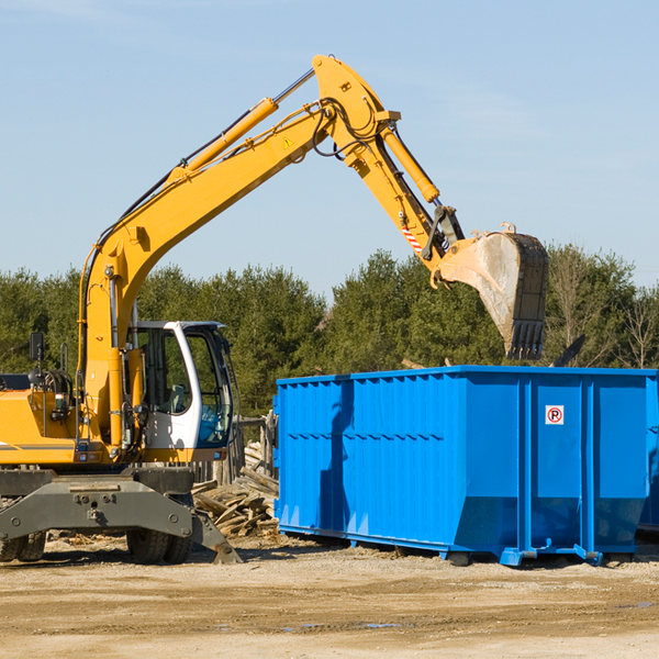 can i choose the location where the residential dumpster will be placed in Mcnary Arizona